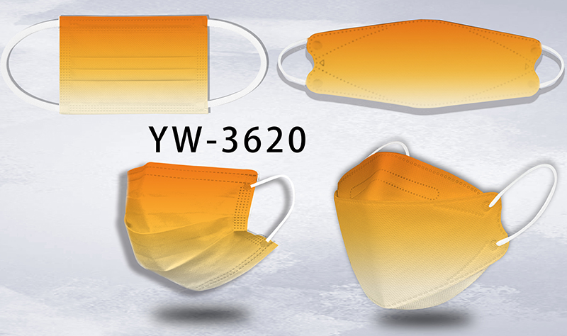 Маска с градиентным рисунком с цифровой печатью