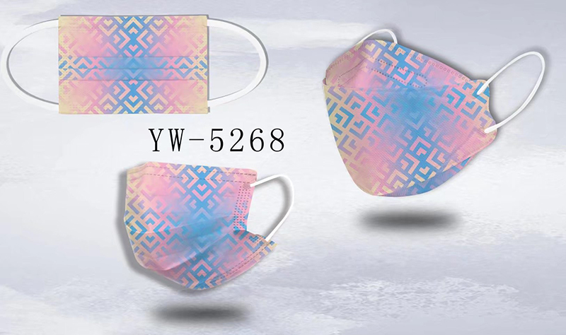 Текстурная маска с цифровой печатью